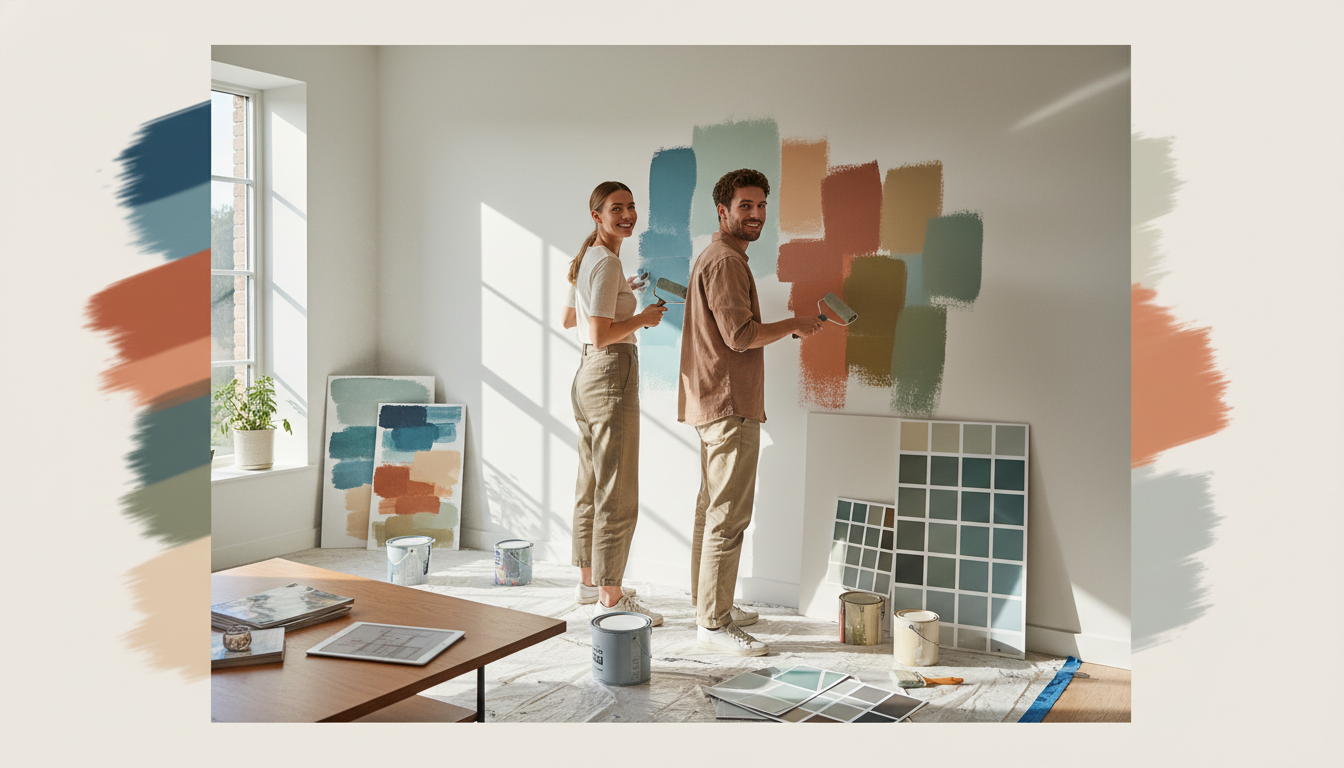 Editorial photograph for article about: The Ultimate Guide to Choosing the Right Paint Colors for Your Home in 2026