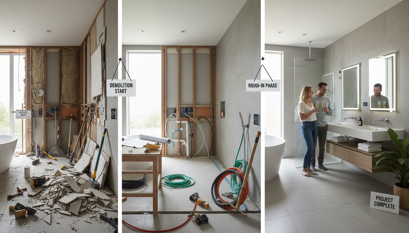 Editorial photograph for article about: Complete Bathroom Renovation Timeline: Your Step-by-Step Guide for 2026