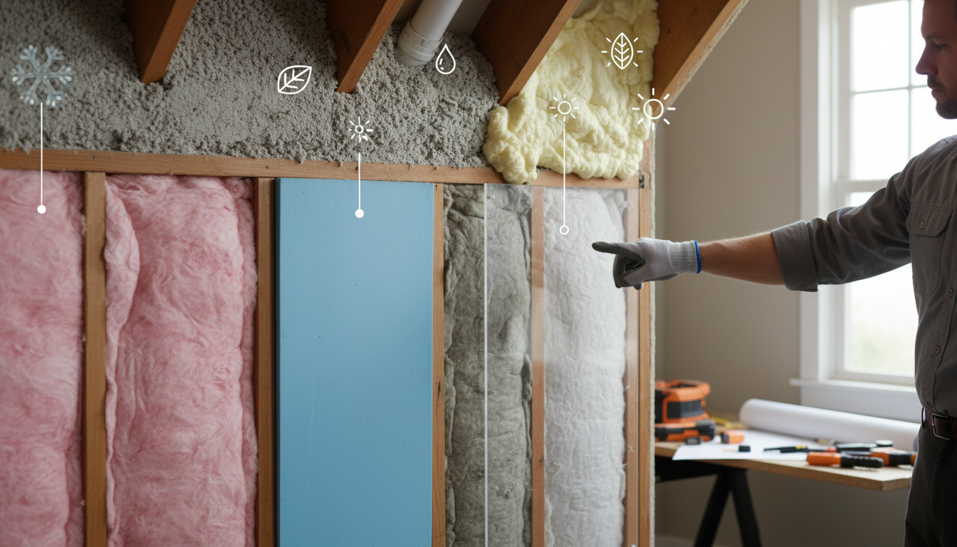 Editorial photograph for article about: Complete Guide to Home Insulation Types: Choose the Best Material for Your Home
