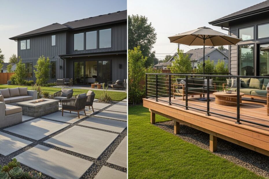 Patio vs Deck: The Complete Homeowner's Guide to Choosing Your Perfect Outdoor Space